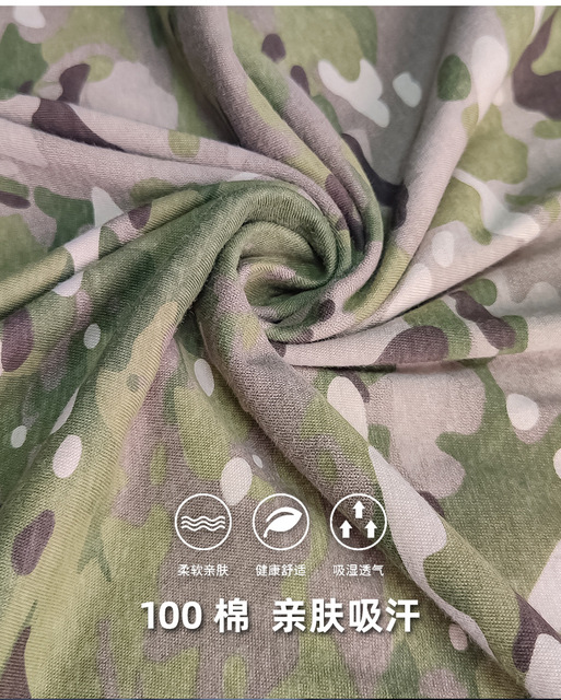 Koszula wojskowa z krótkim rękawem z kamuflażem taktycznym - 100% bawełny, szybkoschnąca, idealna do pieszych wycieczek i polowań - Wianko - 20