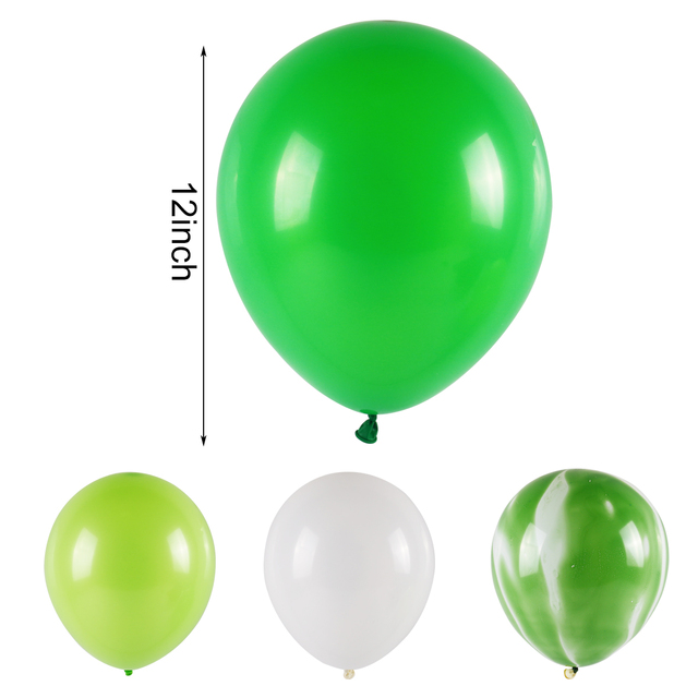 Zielony balon dekoracyjny FENGRISE w stylu dżungli safari - zwierzęta urodzinowe dla dzieci - Wianko - 8