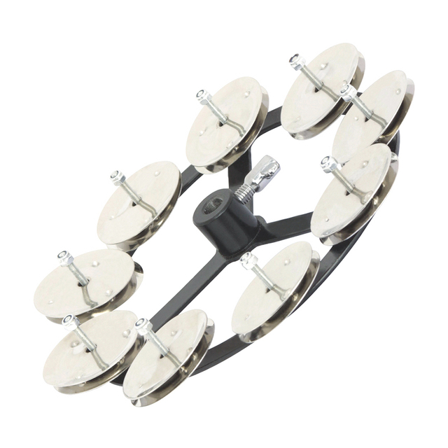 Perkusja Crash cymbały Hi-Hat Bell tamburyn (stal nierdzewna) - instrument perkusyjny, akcesoria muzyczne - Wianko - 13