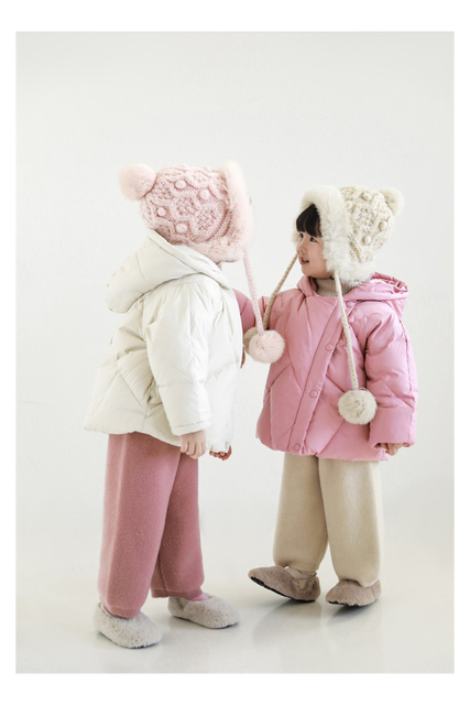 Nowe zimowe dziewczęce aksamitne spodnie z dzianiny - grube, czyste i dopasowane - Wianko - 25