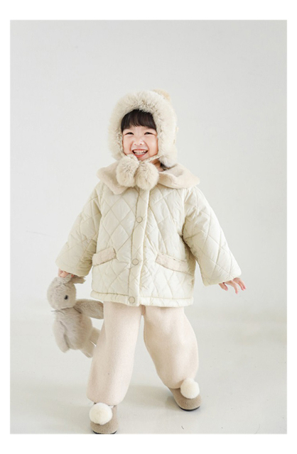 Nowe zimowe dziewczęce aksamitne spodnie z dzianiny - grube, czyste i dopasowane - Wianko - 42