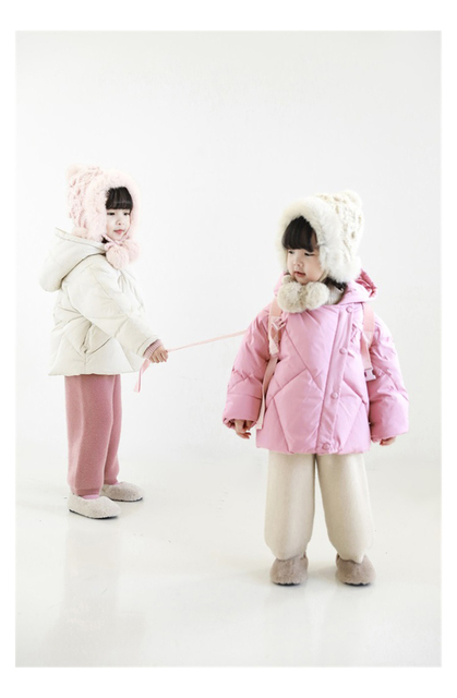 Nowe zimowe dziewczęce aksamitne spodnie z dzianiny - grube, czyste i dopasowane - Wianko - 29