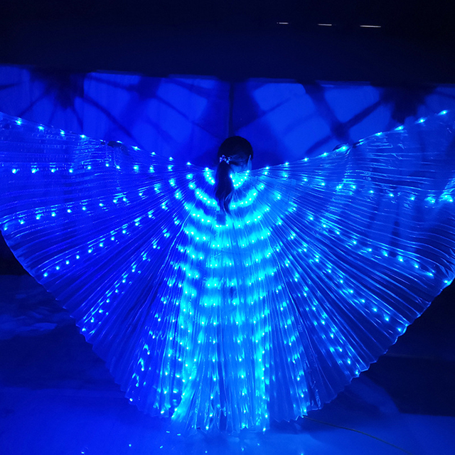 Skrzydła motyla z LED do tańca brzucha - dorosłe - Wianko - 19