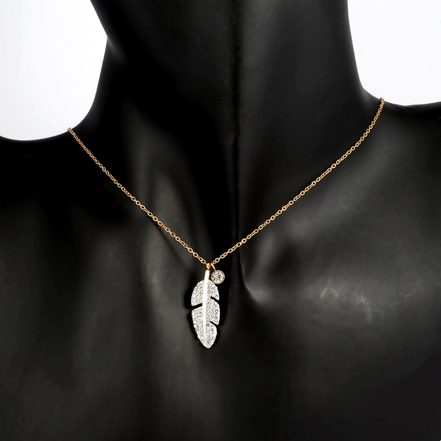 Złoty naszyjnik Chokers 925 ze srebra próby z lśniącym wisiorkiem w stylu europejskim dla kobiet - Wianko - 4