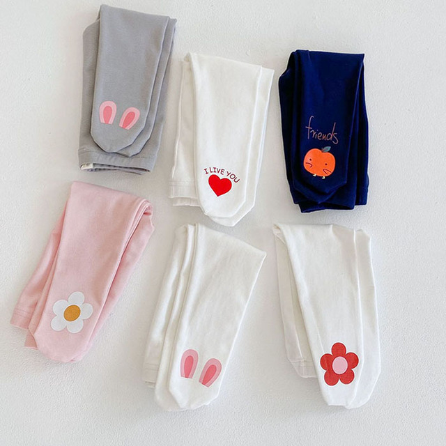 Bawełniane legginsy dla niemowląt Engepapa Newborn Baby Girls - wiosna, jesień, dziewczynki - Wianko - 7