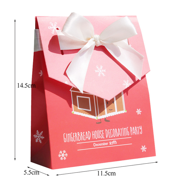 Pudełko z kopertą świąteczną na prezenty - cukierki, czekoladki, desery, ciasta - święty Mikołaj - wesołe święta - Wianko - 1