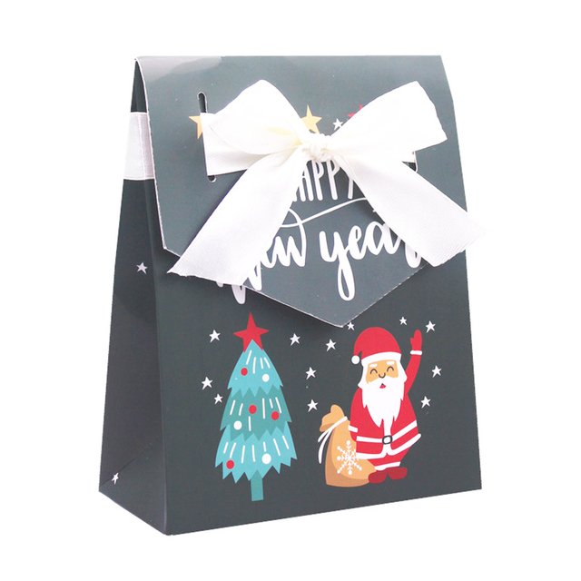 Pudełko z kopertą świąteczną na prezenty - cukierki, czekoladki, desery, ciasta - święty Mikołaj - wesołe święta - Wianko - 7