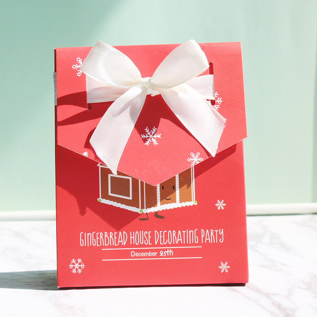 Pudełko z kopertą świąteczną na prezenty - cukierki, czekoladki, desery, ciasta - święty Mikołaj - wesołe święta - Wianko - 8