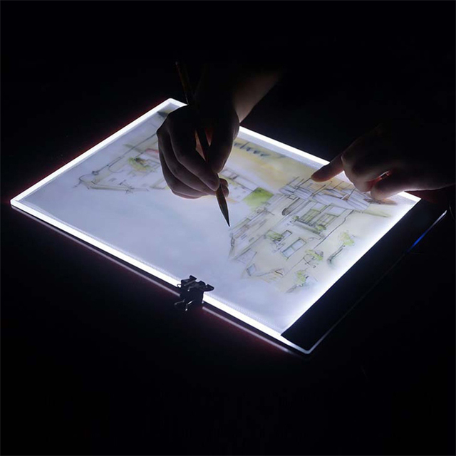Podświetlana podkładka LED do rysowania i malowania A4/A5 z diamentowymi akcesoriami i szablonem artystycznym - zestaw graficzny - Wianko - 10