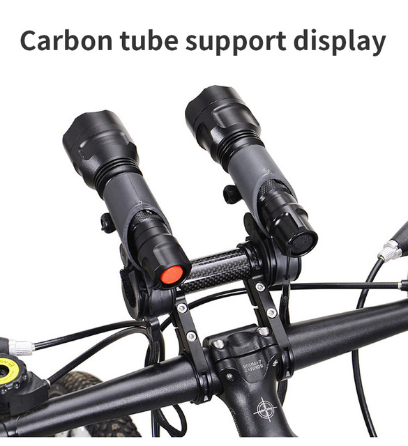Przedłużka kierownicy rowerowej do montażu na MTB Bike - aluminum/carbon, 10cm/20cm/30cm, stojak na rower - Wianko - 12