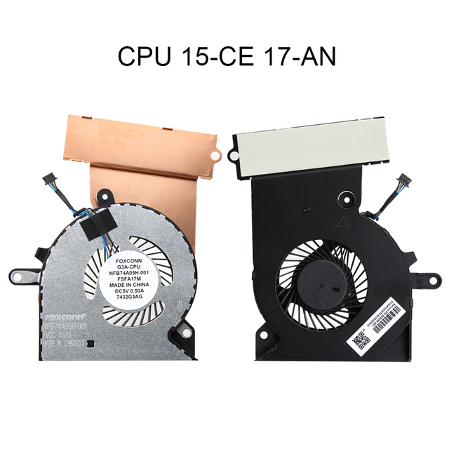 Wentylator chłodzący CPU i GPU do laptopa HP 15-CE 17-AN OMEN Pro G3A - Wianko - 2