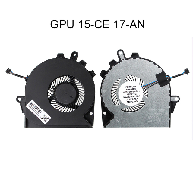 Wentylator chłodzący CPU i GPU do laptopa HP 15-CE 17-AN OMEN Pro G3A - Wianko - 1
