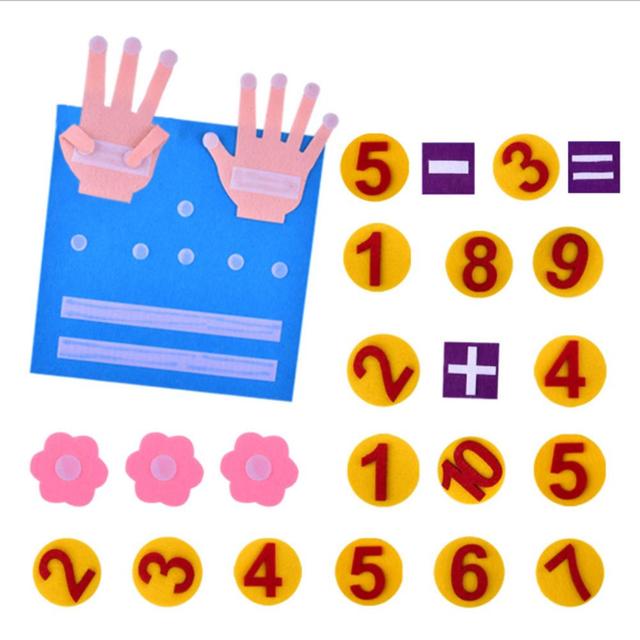Dziecięca zabawka Montessori - liczba i liczenie na wczesnym etapie rozwoju, pomoce naukowe dla malucha - Wianko - 15