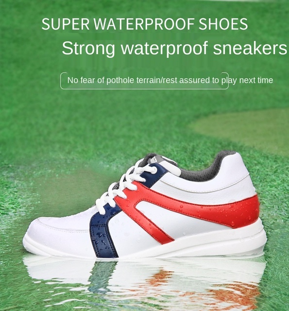 PGM Damskie buty golfowe na obcasie wodoodporne, oddychające i antypoślizgowe trenerki XZ145 - Wianko - 5