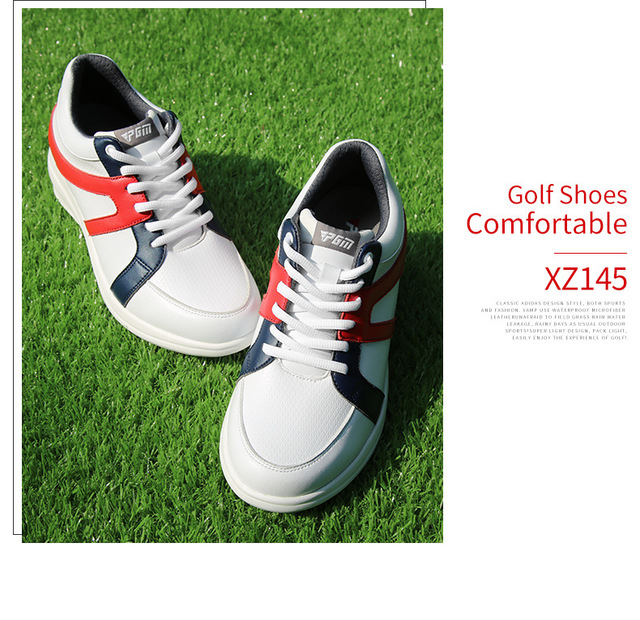 PGM Damskie buty golfowe na obcasie wodoodporne, oddychające i antypoślizgowe trenerki XZ145 - Wianko - 11