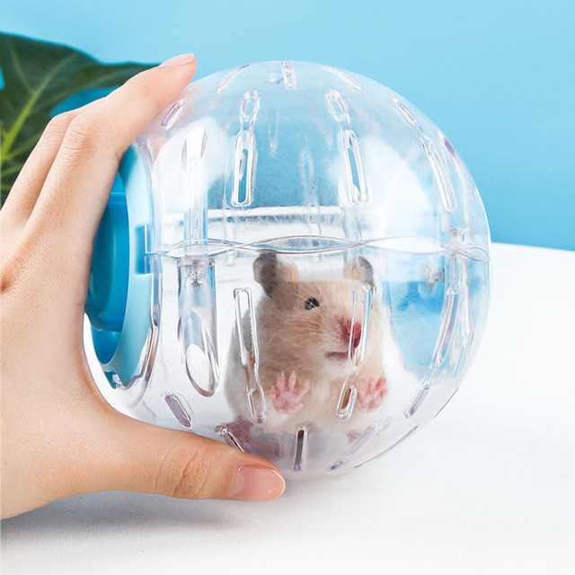 Piłka sportowa Grounder dla małych zwierząt - odkryta, 12.5-20 cm - zabawka do jogi i ćwiczeń dla chomika, myszoskoczka i szczura - Wianko - 6