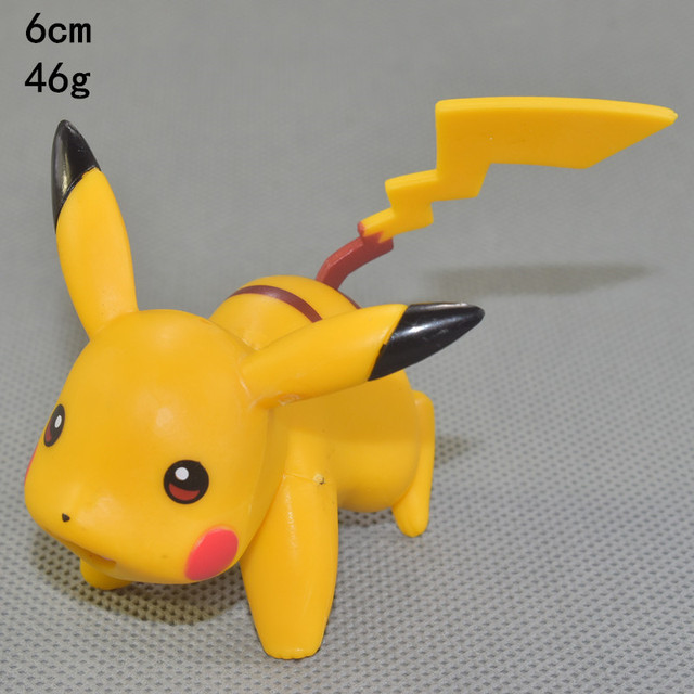 Figurka Pikachu Charmander Squirtle Bulbasaur - model Pokemon Anime, lalki PVC, bitwy potwora, rysunkowe zabawki dla dzieci - Wianko - 9