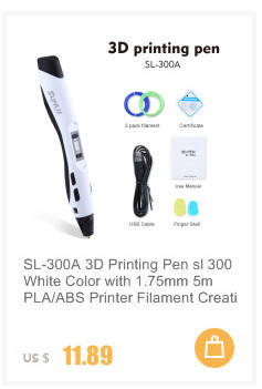 Pióro 3D SL-300 do dekoracji z 1.75mm filamentami PLA/ABS - 4 kolory - Wianko - 5