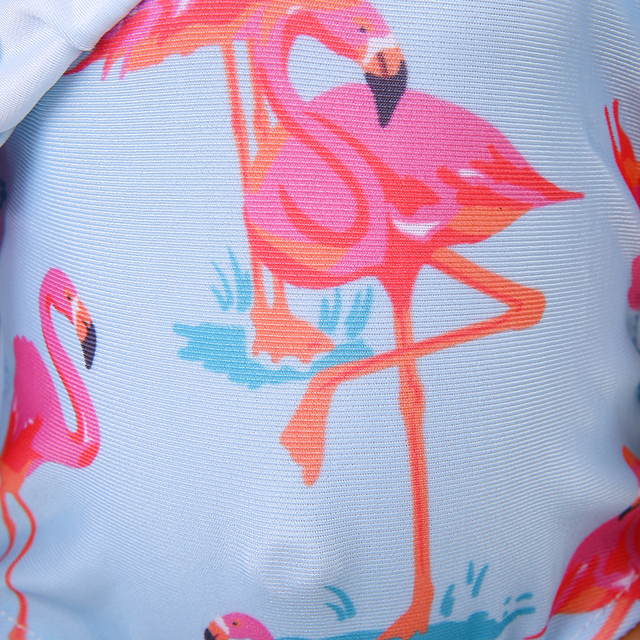 Lalka Flamingo - Strój kąpielowy letnie ubrania dla 43 cm noworodka - American 18 Cal - Wianko - 13