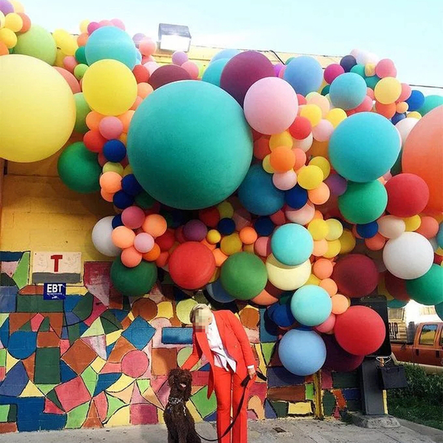 18-calowy gigantyczny balon dekoracyjny lateksowy na ślub, walentynki, urodziny - Wianko - 5