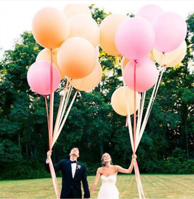18-calowy gigantyczny balon dekoracyjny lateksowy na ślub, walentynki, urodziny - Wianko - 2