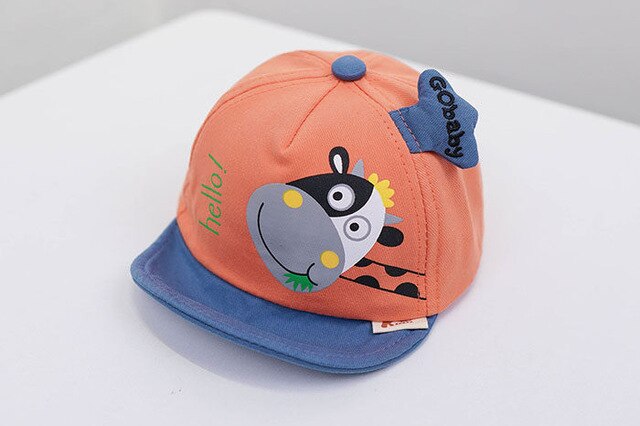 Letnia czapka z daszkiem dla dzieci, wysokiej jakości, wzór z kreskówki, 5-18 miesięcy, KH043 - Wianko - 6