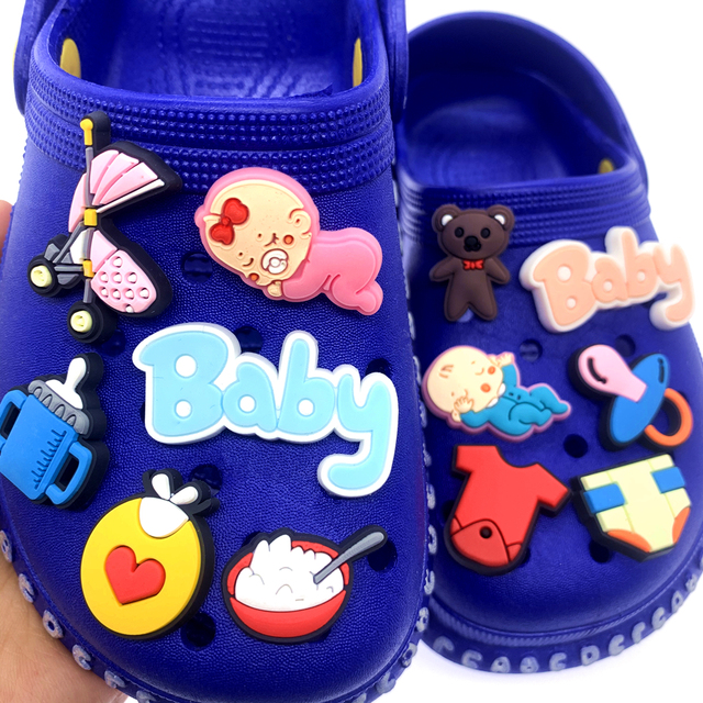 Dekoracja na buty - Piękna butelka z serii Cartoon Charms z uroczym motywem dziecka BB Garden - Wianko - 3