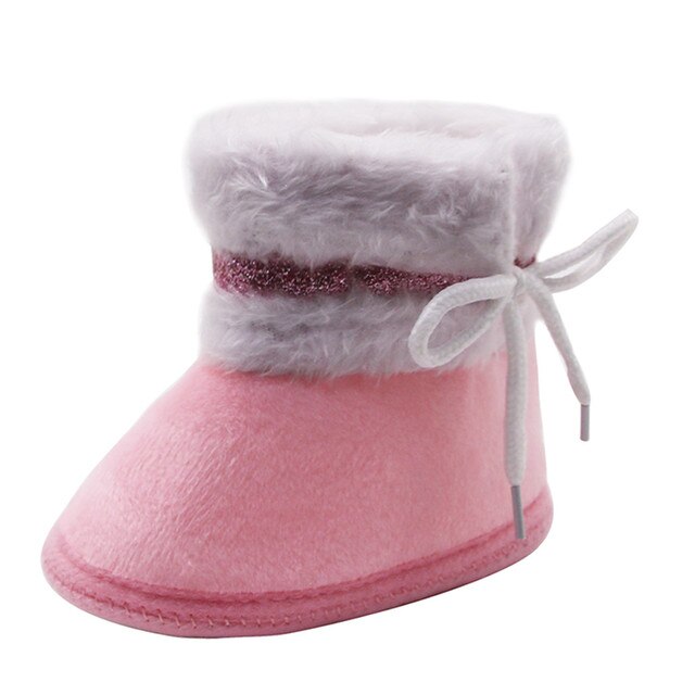 Wygodne kaszmirowe pluszowe buty na jesień i zimę dla dziewczynki i chłopca zaczątki. Wykonane z miękkiego materiału, zapewniające ciepło i wygodę maluchowi - Wianko - 2