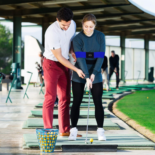 Golf Swing trener elastyczne ramię pas taśmowy pomoc szkoleniowa korekta ruchu postawy dla początkujących golfa - Wianko - 17