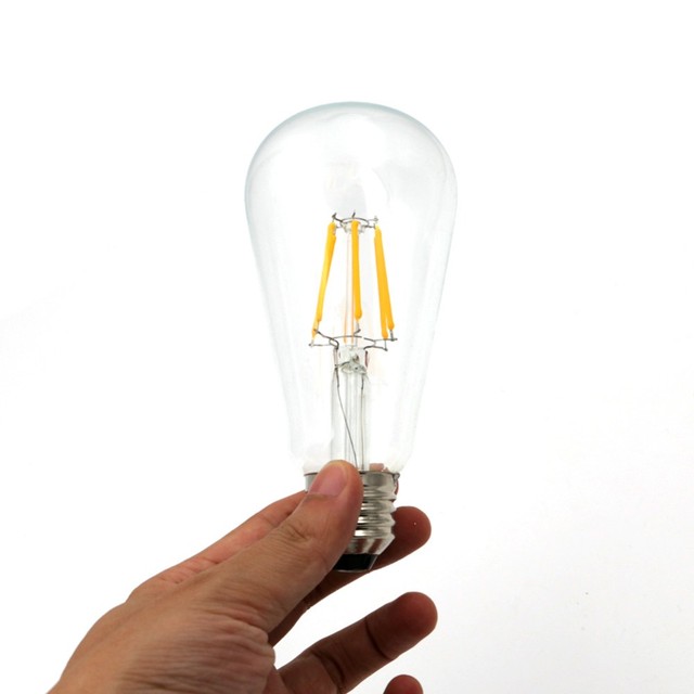 Lampa ledowa E27 Vintage Lightbox ST64 Retro Bombillas 220V 2W 4W 6W 8W - żarówka energooszczędna w stylu Edisona - Wianko - 17