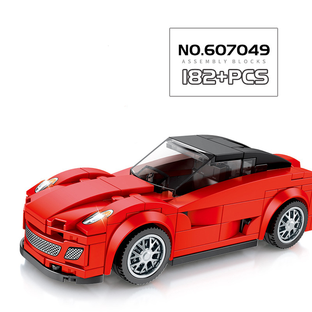 Klocki Sembo Super Samochód Wyścigowy F1 - Prędkość Mistrzów, Wielki Pojazd Zestawy Zabawek Miasto Technika - Wianko - 33