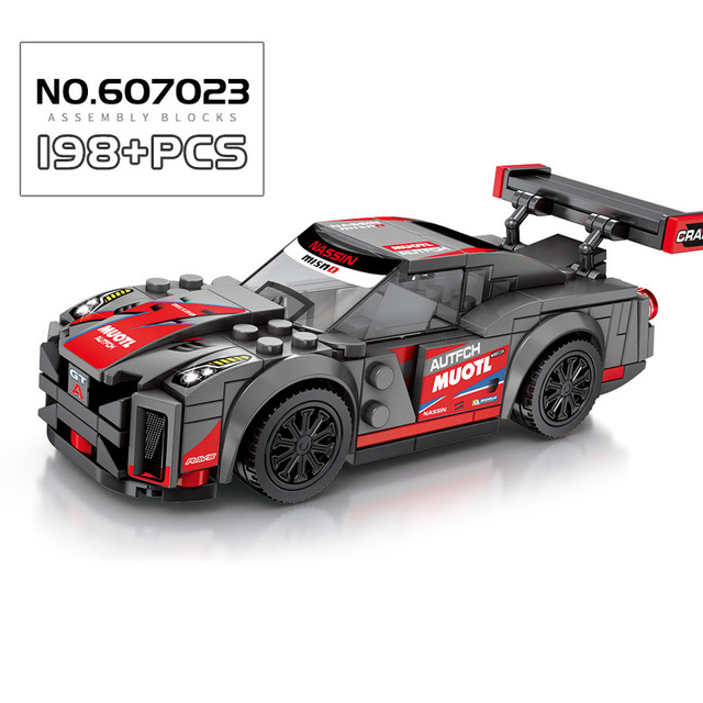 Klocki Sembo Super Samochód Wyścigowy F1 - Prędkość Mistrzów, Wielki Pojazd Zestawy Zabawek Miasto Technika - Wianko - 15
