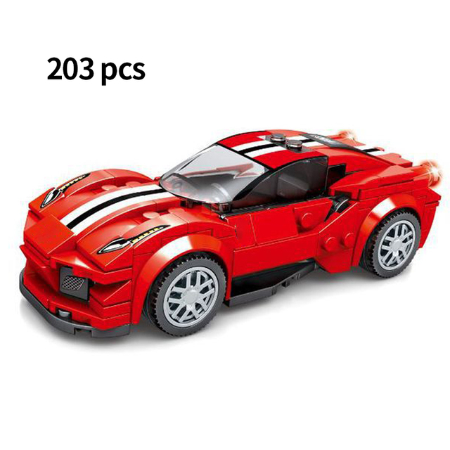 Klocki Sembo Super Samochód Wyścigowy F1 - Prędkość Mistrzów, Wielki Pojazd Zestawy Zabawek Miasto Technika - Wianko - 44