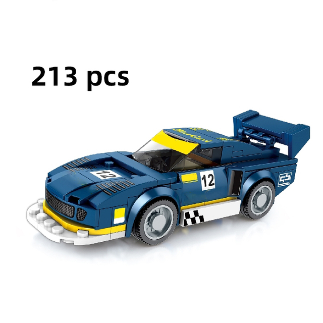 Klocki Sembo Super Samochód Wyścigowy F1 - Prędkość Mistrzów, Wielki Pojazd Zestawy Zabawek Miasto Technika - Wianko - 45