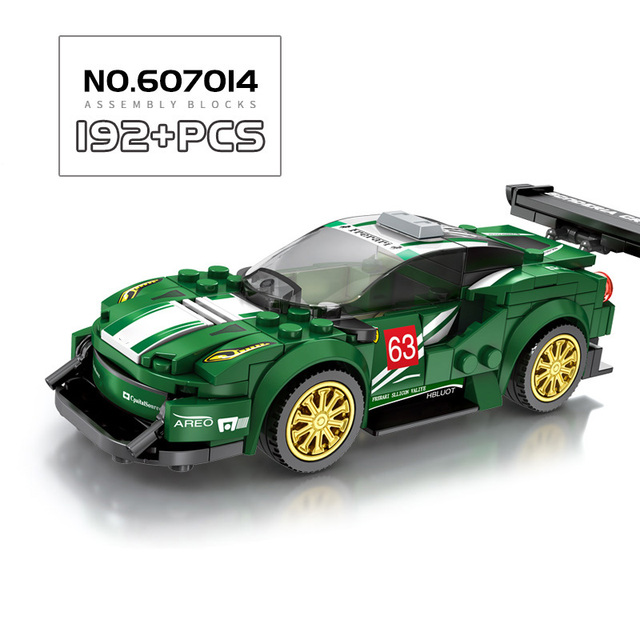Klocki Sembo Super Samochód Wyścigowy F1 - Prędkość Mistrzów, Wielki Pojazd Zestawy Zabawek Miasto Technika - Wianko - 9