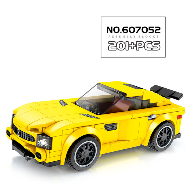 Klocki Sembo Super Samochód Wyścigowy F1 - Prędkość Mistrzów, Wielki Pojazd Zestawy Zabawek Miasto Technika - Wianko - 35