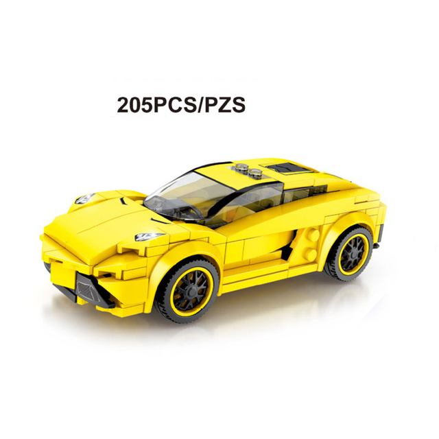 Klocki Sembo Super Samochód Wyścigowy F1 - Prędkość Mistrzów, Wielki Pojazd Zestawy Zabawek Miasto Technika - Wianko - 18