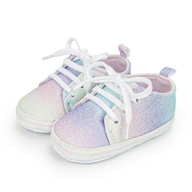 Dziecięce buty Baby Boy i dziewczęce w jednym, miękka podeszwa, gradientowe kolory, idealne dla noworodka - Wianko - 12