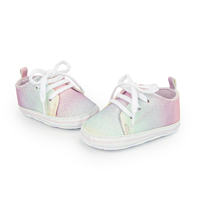 Dziecięce buty Baby Boy i dziewczęce w jednym, miękka podeszwa, gradientowe kolory, idealne dla noworodka - Wianko - 8