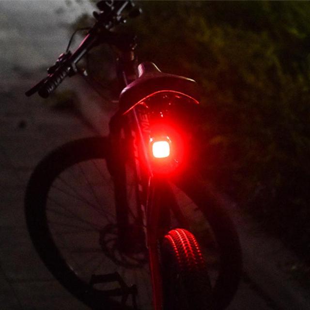Lekkie oświetlenie rowerowe wodoodporne Taillight - przedni lub tylny, jasne światło ostrzegawcze o bezpieczeństwie - Wianko - 1
