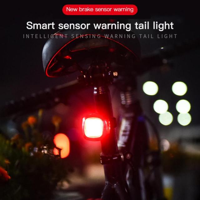 Lekkie oświetlenie rowerowe wodoodporne Taillight - przedni lub tylny, jasne światło ostrzegawcze o bezpieczeństwie - Wianko - 2