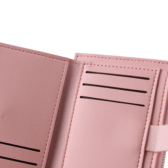 Kobiety moda PU skórzane torebki wielofunkcyjny portfel na karty kredytowe i ID w jednym wariantach kolorystycznych - mini, casual - Wianko - 13