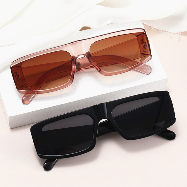 Okulary przeciwsłoneczne wędkarskie vintage marki Retro dla kobiet, prostokątne, z obiektywem UV400 - Wianko - 1