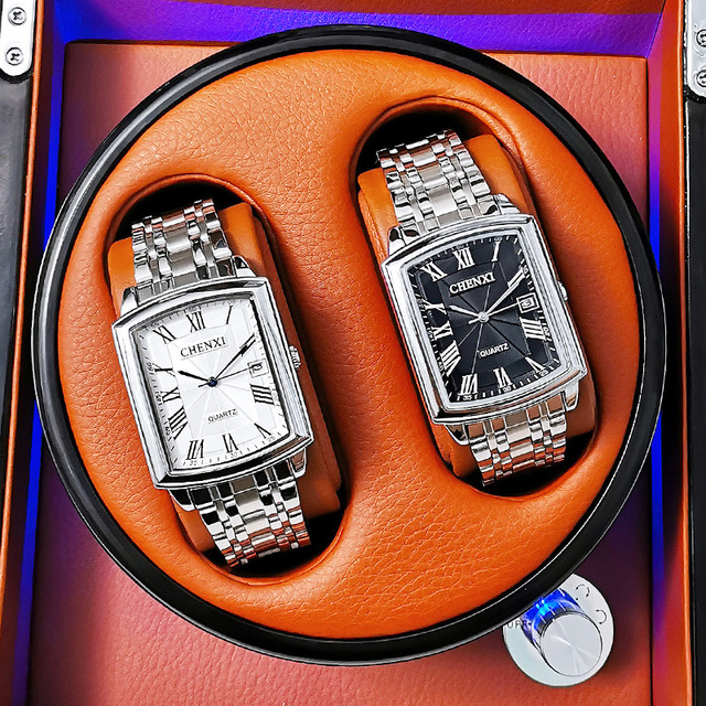 Zegarek męski CHENXI z kwadratową kopertą ze stali nierdzewnej i mechanizmem kwarcowym - wodoodporny i idealny do biznesowych stylizacji - Wianko - 1