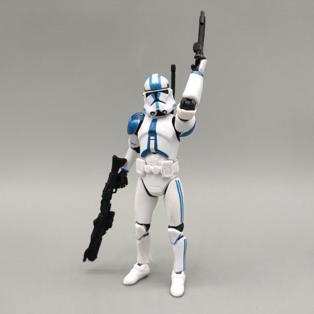 Figurka luźna Star Wars: Republika 501-st Legion - niebiesko-biały Trooper 3.75 - Wianko - 3