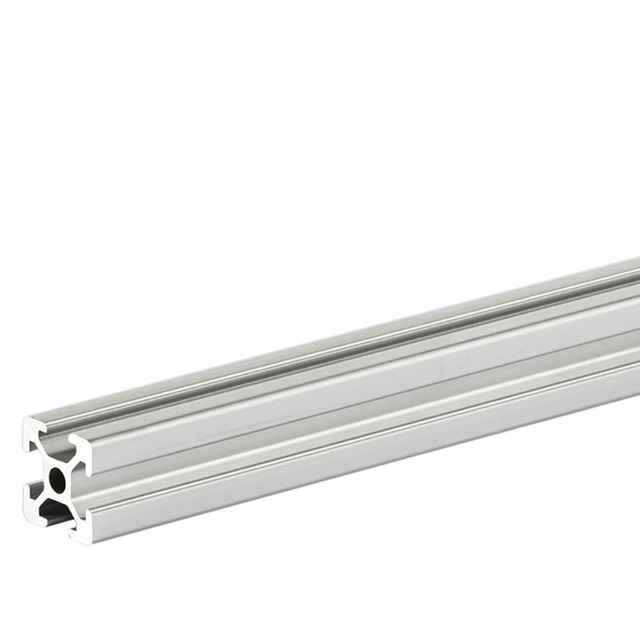 Profile aluminiowe ramki czarny Silver 100-1200mm 2020 T-slot do maszyny grawerującej laserowo CNC - 2 sztuki - Wianko - 5
