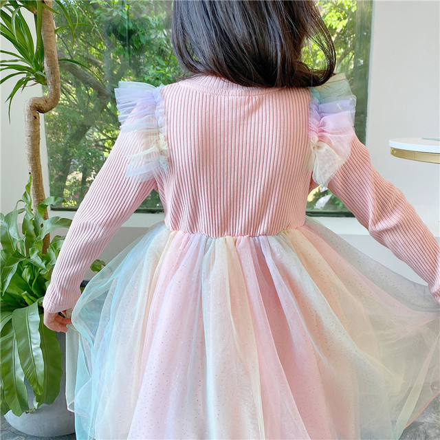 Sukienka dziecięca cekinowa dla małych księżniczek na co dzień i okazje specjalne - Wianko - 6