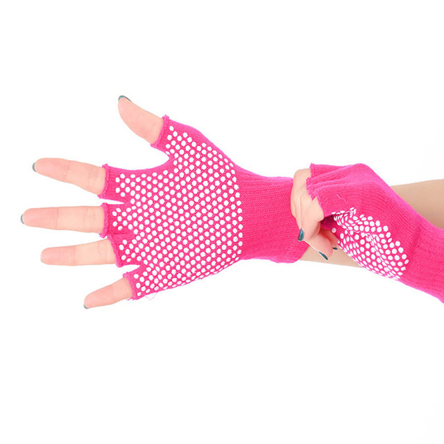 Rękawice treningowe damskie do fitnessu z pół palcami, antypoślizgowe, idealne do Crossfit, jogi, sportu i kulturystyki - Wianko - 12