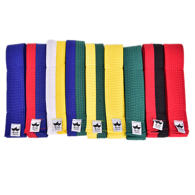 Nowy pas Taekwondo Karate - wysoka jakość, trwały, wygodny, podwójny, do owijania - wszystkie kolory - Wianko - 2