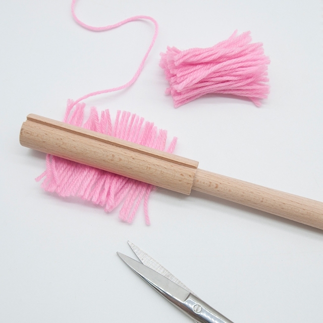Drewniany zatrzask do szydełkowania i wycinarka do haftowania Hook przędza do dywanów DIY rękodzieło dekoracje boże narodzenie - Wianko - 4